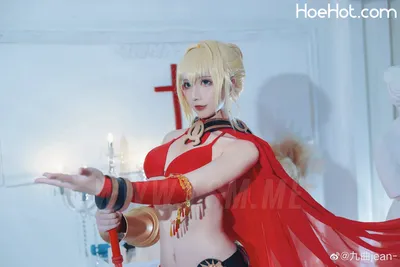 [九曲Jean] 尼禄FGO和艾米莉亚 nude cosplay leaked 485404