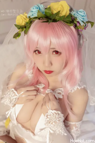 [貓田聖奈奈(桃之啾啾)] 索尼子十周年花嫁 nude cosplay leaked 86266