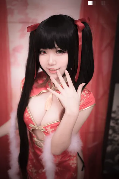 Yoko宅夏 - 时崎狂三-白金 nude cosplay leaked 23563