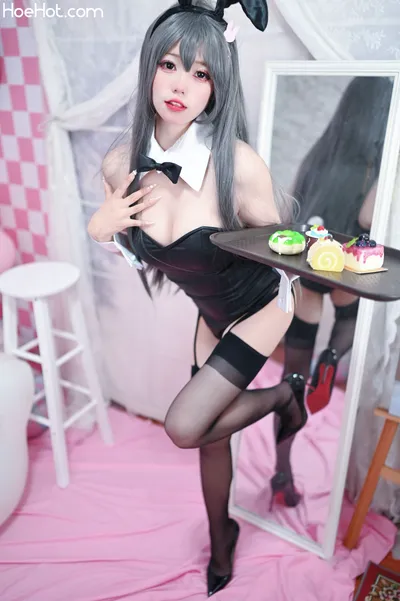 Coser@黏黏团子兔 樱岛麻衣兔女郎 nude cosplay leaked 253890