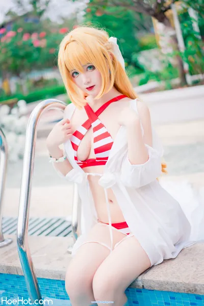 [七海抹茶酱] 尼禄泳装 FATE Nero Swimsuit nude cosplay leaked 242105