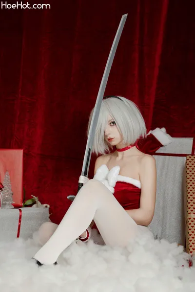 Himeecosplay - 2B Xmas nude cosplay leaked 347383