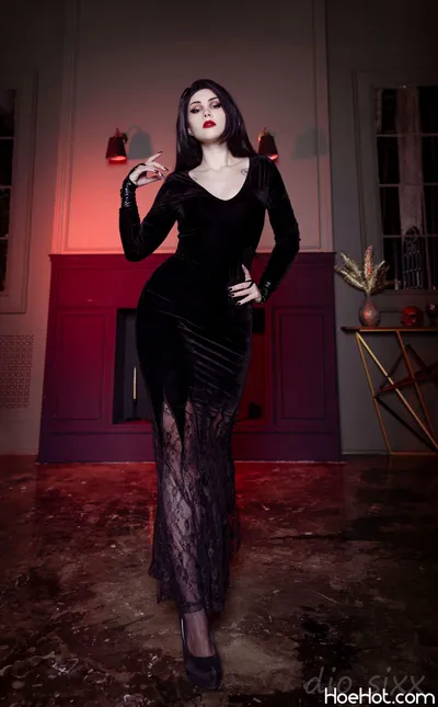 Dio Sixx - Morticia Addams nude cosplay leaked 514805