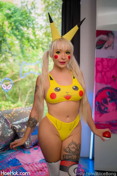 Alice Bong - Pikachu nude cosplay leaked 128780