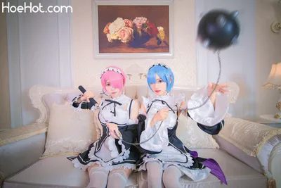 小野妹子w - Ram Rem (拉姆, 雷姆) nude cosplay leaked 276688