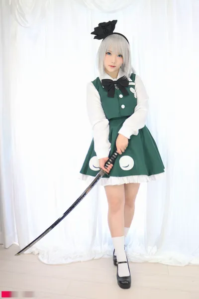 Yukina - Youmu Konpaku nude cosplay leaked 6977