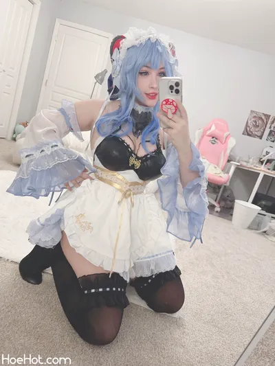 Junkenstein - Ganyu Maid nude cosplay leaked 234879