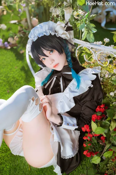 桜桃喵 - 温迪女仆 nude cosplay leaked 356800