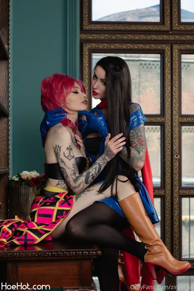 Lera Himera &amp; Zirael Rem : Lisa Lisa with Trish Una nude cosplay leaked 537097