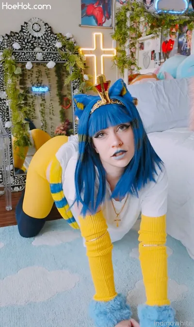 Indigo White - Ankha nude cosplay leaked 270078