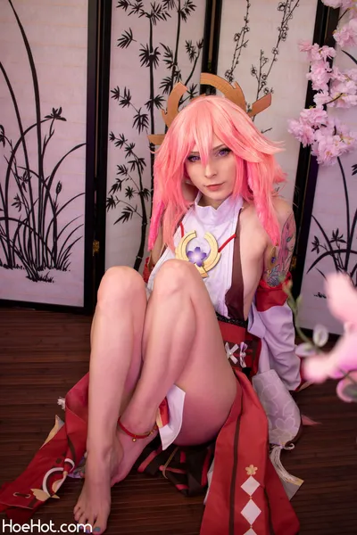 Frailu - Yae Miko nude cosplay leaked 287972