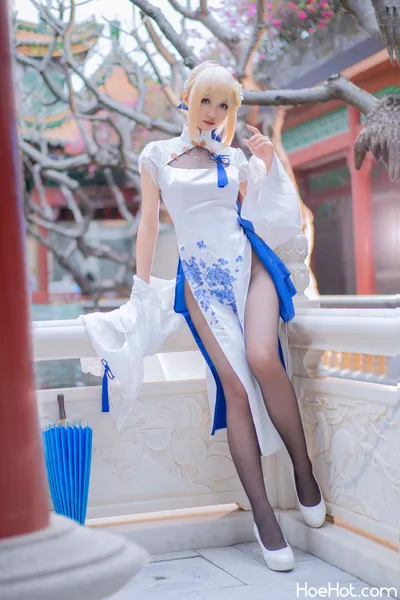 [大大卷卷小卷]FGOsaber 四周年旗袍 nude cosplay leaked 137070