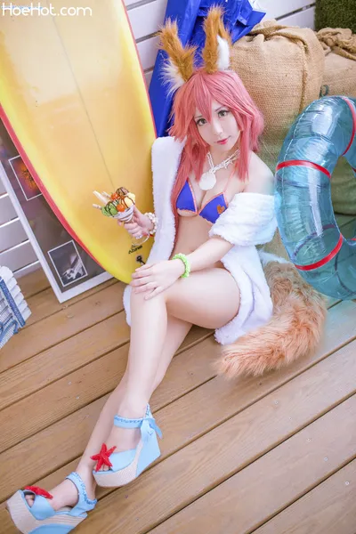 [叫我千寻大人] 玉藻前 泳裝 FGO Tamamo no Mae Swimsuit nude cosplay leaked 368894