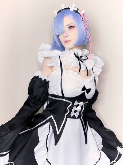 Bunni Lynn - Rem Maid nude cosplay leaked 323696