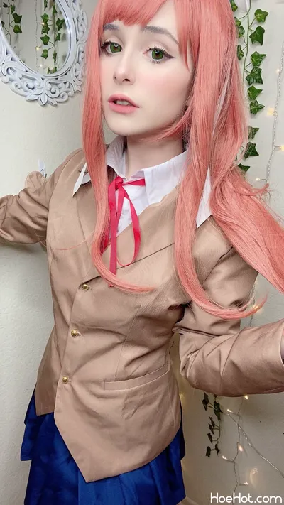 ItsCandyCloud - Monika nude cosplay leaked 270564