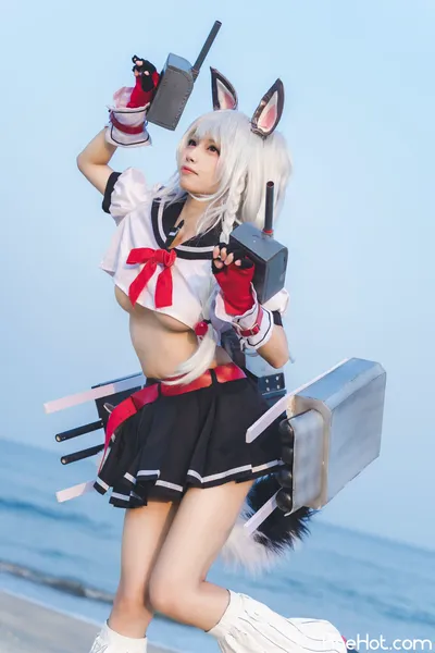 三無人型 - Yuudachi nude cosplay leaked 387564