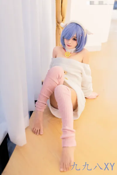 九九八吖 - 蕾姆小绵羊 nude cosplay leaked 22904