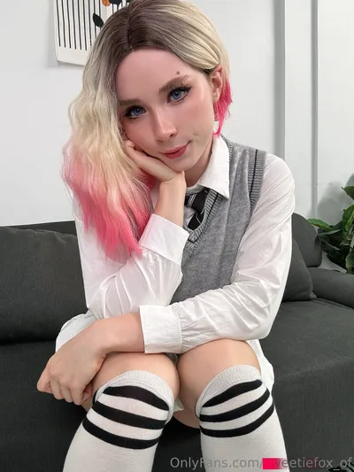 Sweetie Fox - Spidergwen (Gwen Stacy)spider-mangwen stacyf:makeupf:piercingf:schoolgirl uniformsweetie foxnudity onlyuncensored nude cosplay leaked 7255