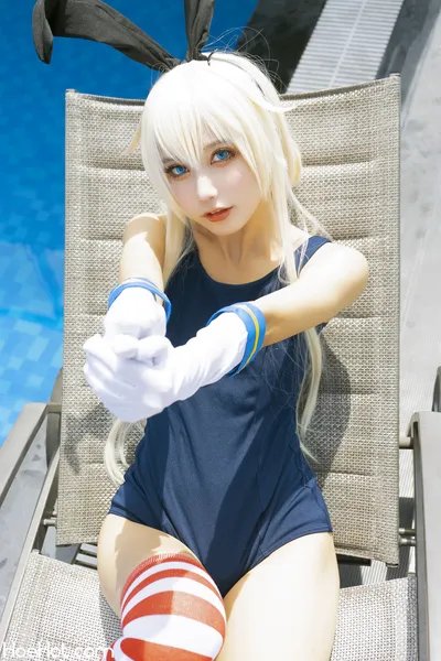 MingTao 明桃 - Shimakaze Swimsuit nude cosplay leaked 439459