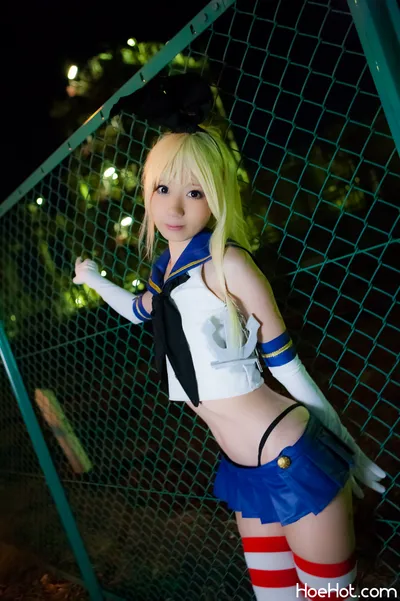 [穴子] Shippuujinrai! (Shimakaze) nude cosplay leaked 180059