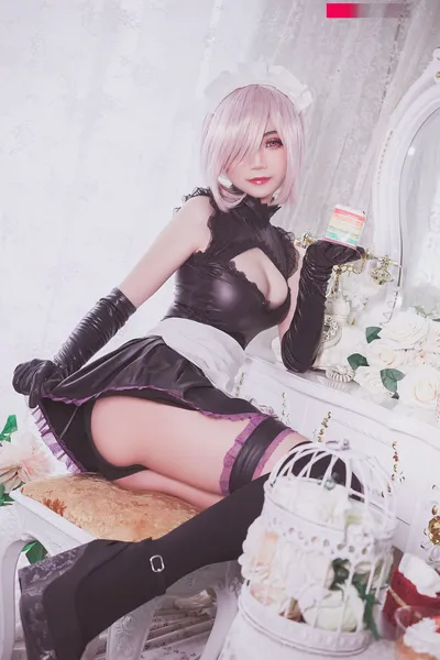 Mimmissu - Mashu maid nude cosplay leaked 8726