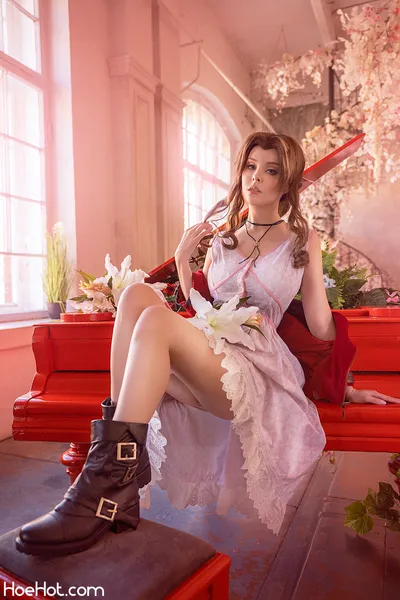 Disharmonica Aerith Cosplay (Final Fantasy 7) nude cosplay leaked 223410