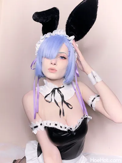 Bunni Lynn - Bunny Suit Rem nude cosplay leaked 327210