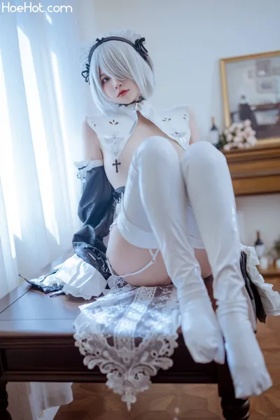 二佐Nisa - 2B女仆 nude cosplay leaked 246658