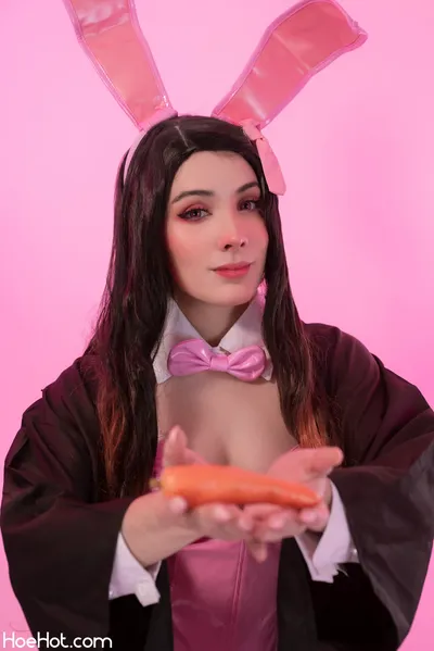 Flaiveth - Nezuko Bunny nude cosplay leaked 319876