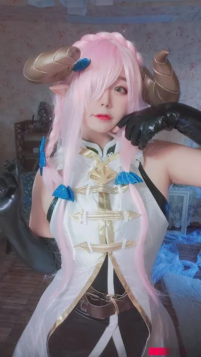 穆零Mu0 - 碧蓝幻想-娜露梅亚 nude cosplay leaked 12451