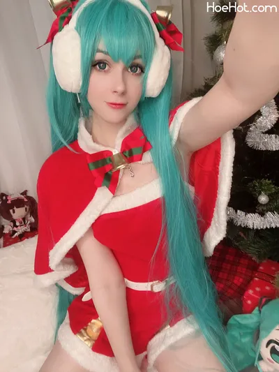 HirariAnn - Christmas Miku nude cosplay leaked 232123