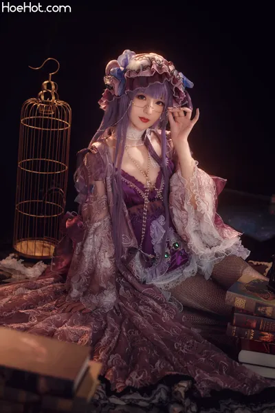 Miyinyin - Patchouli Knowledge nude cosplay leaked 386282