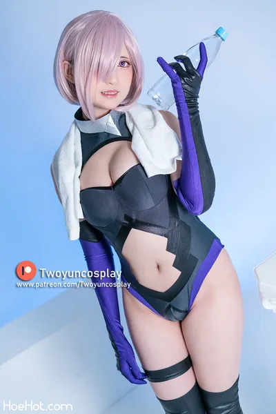 Twoyun - Mashu nude cosplay leaked 275326