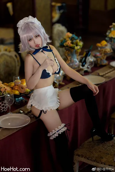 【小仓千代】黑贞女仆 nude cosplay leaked 628300