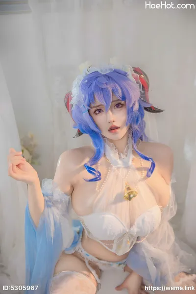 古阿扎 - 甘雨 nude cosplay leaked 72878