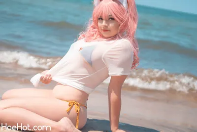 Okicospi - Tamamo nude cosplay leaked 282834