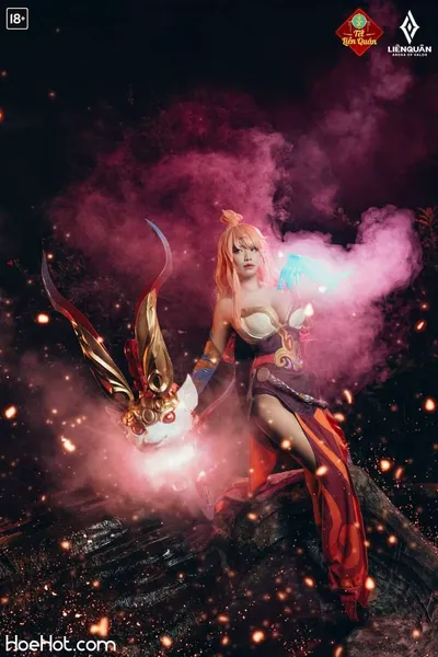 Arena of Valor Cosplay Tel&#039;annas Wreathing Mist nude cosplay leaked 399984