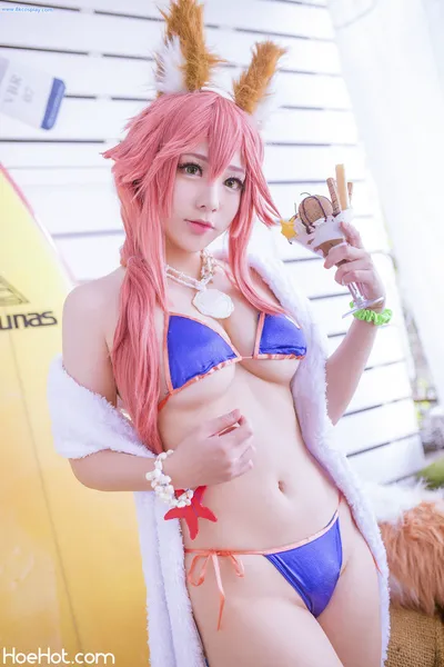 [叫我千寻大人] 玉藻前 泳裝 FGO Tamamo no Mae Swimsuit nude cosplay leaked 368890