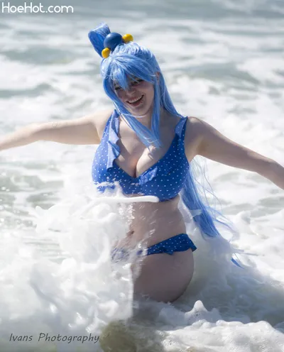 Realfrogg - Aqua nude cosplay leaked 322095