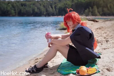 Anya Ichios - Genshin beach nude cosplay leaked 405088