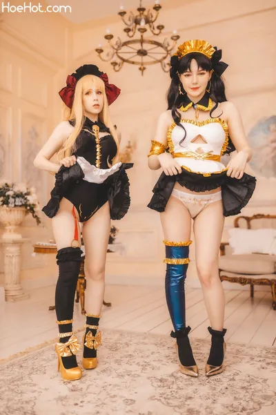 Michi Kyunn &amp; Hackee chan - Ereshkigal &amp; Ishtar nude cosplay leaked 355667