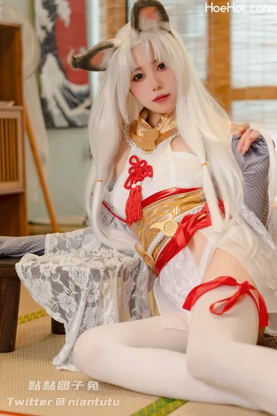 黏黏团子兔 - 白丝胡桃 nude cosplay leaked 312712