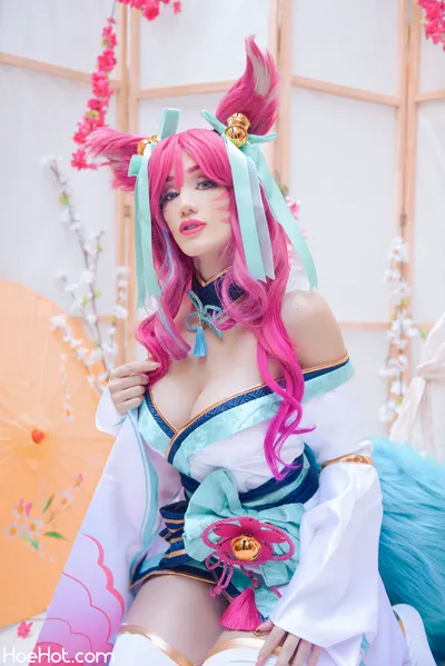 Sophie Valentine - Ahri Blossom Spirit nude cosplay leaked 555650