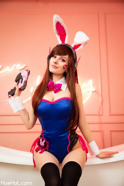 Rolyatis Taylor - D.Va Bunny Suit nude cosplay leaked 501078