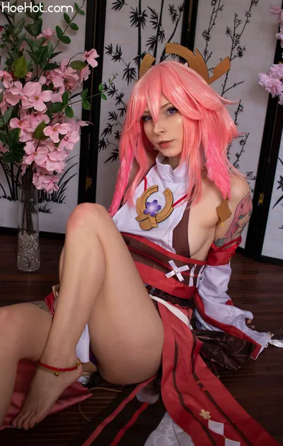 Frailu - Yae Miko nude cosplay leaked 287981