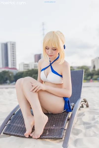 [秋山AkI] 水着弓SABER nude cosplay leaked 225220