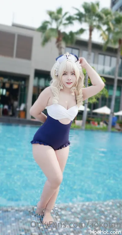 Aokotan - Barbara swimsuit nude cosplay leaked 31182