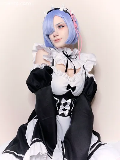 Bunni Lynn - Rem Maid nude cosplay leaked 323694