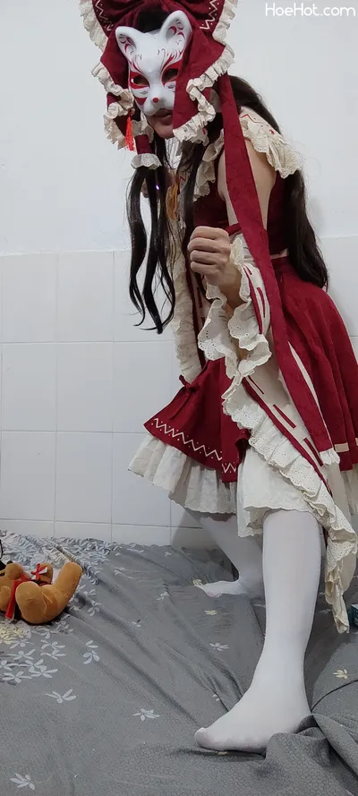 my qq group friend cosplay reimu hakurei （crossdressing） nude cosplay leaked 620103