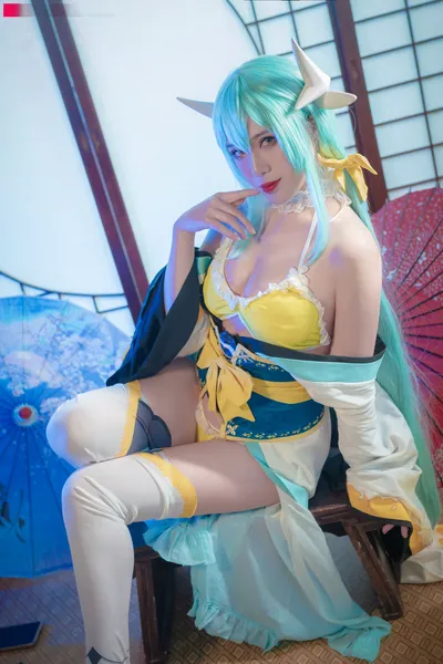 羊大真人 - 清姬泳装 nude cosplay leaked 5643